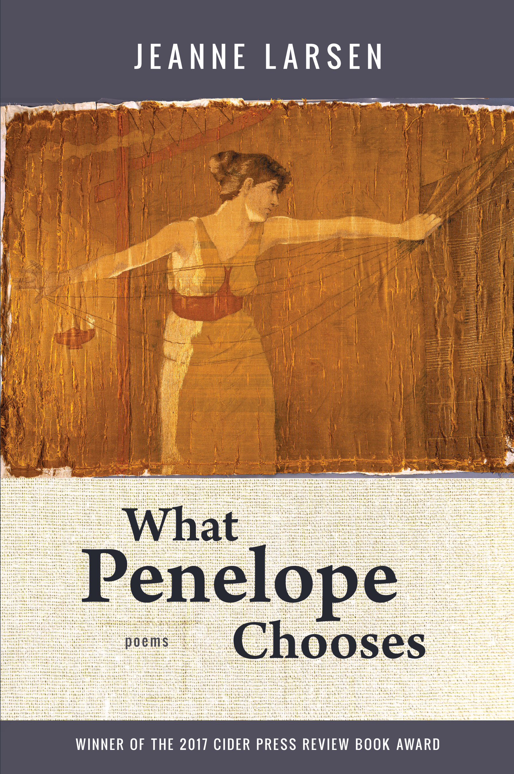 image shows cover of  book, What Penelope Chooses: Poems